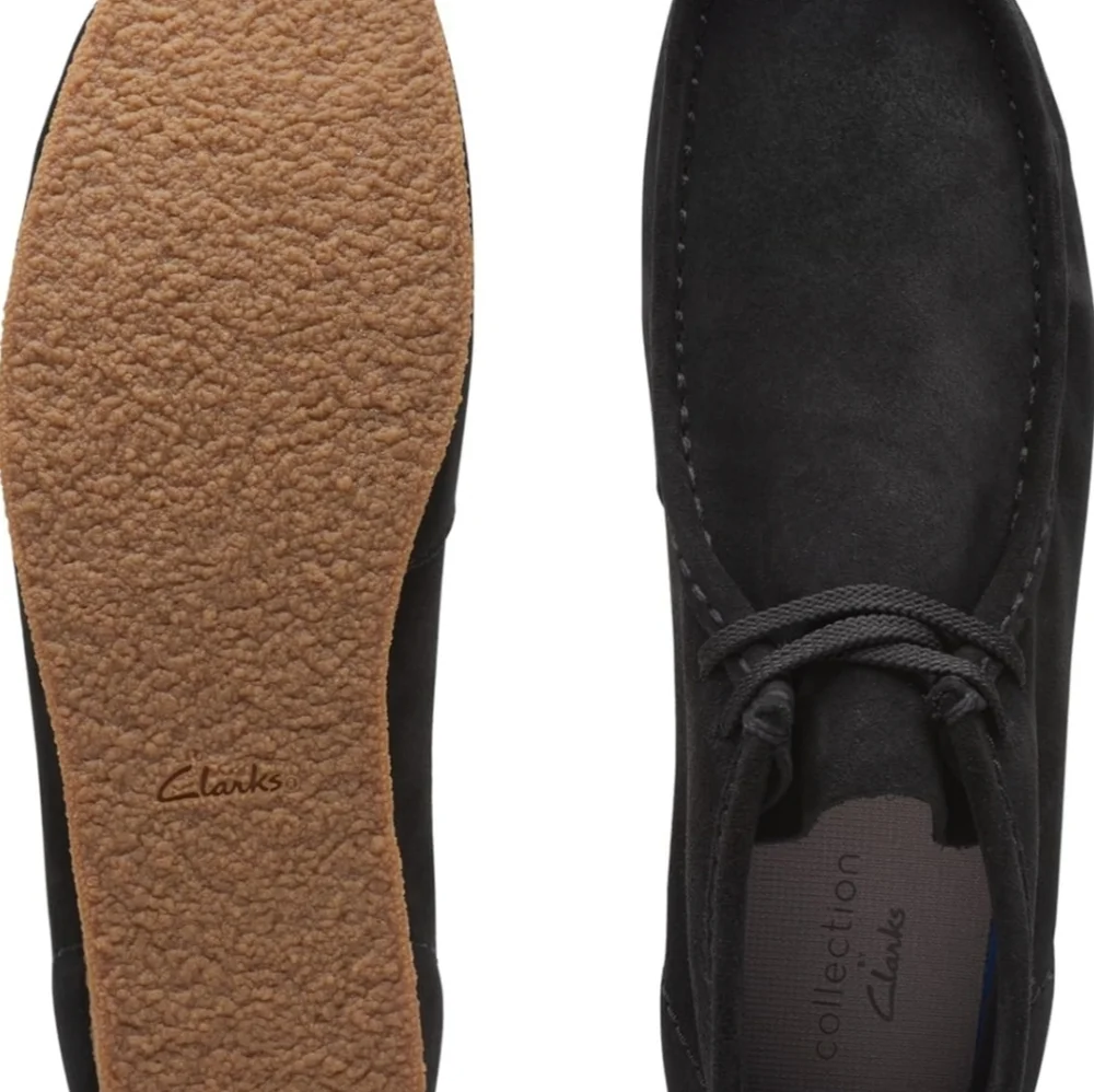 Men's Black Suede Shoes - Picture 3 of 7